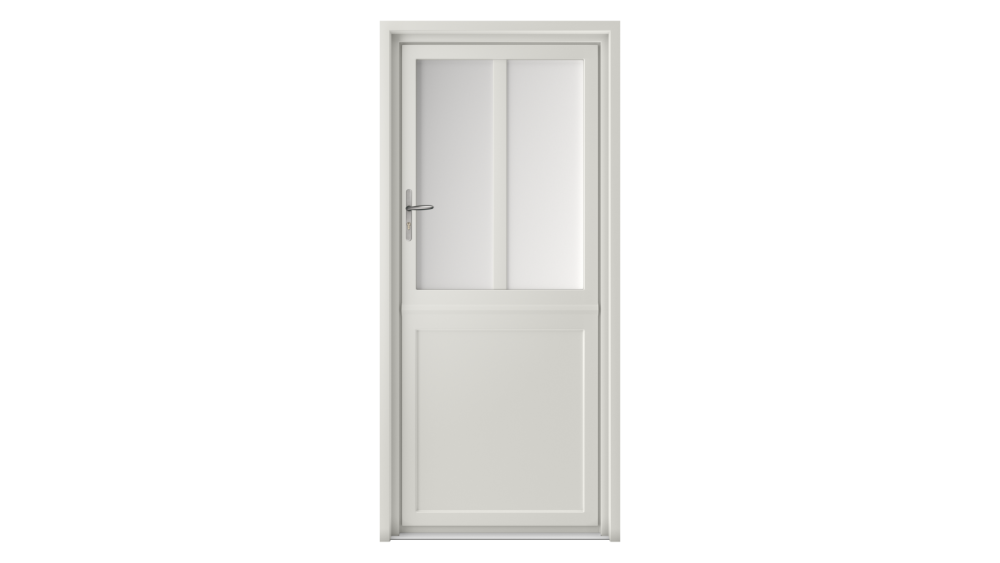 Gamme lumière - porte fermière traditionnelle Porte fermière traditionnelle blanche